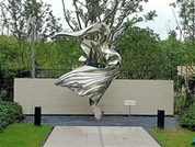 تجريد النحت الفولاذ المقاوم للصدأ