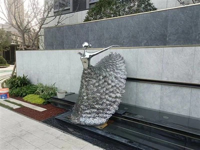 النحت راقصة الصلب غير القابل للصدأ